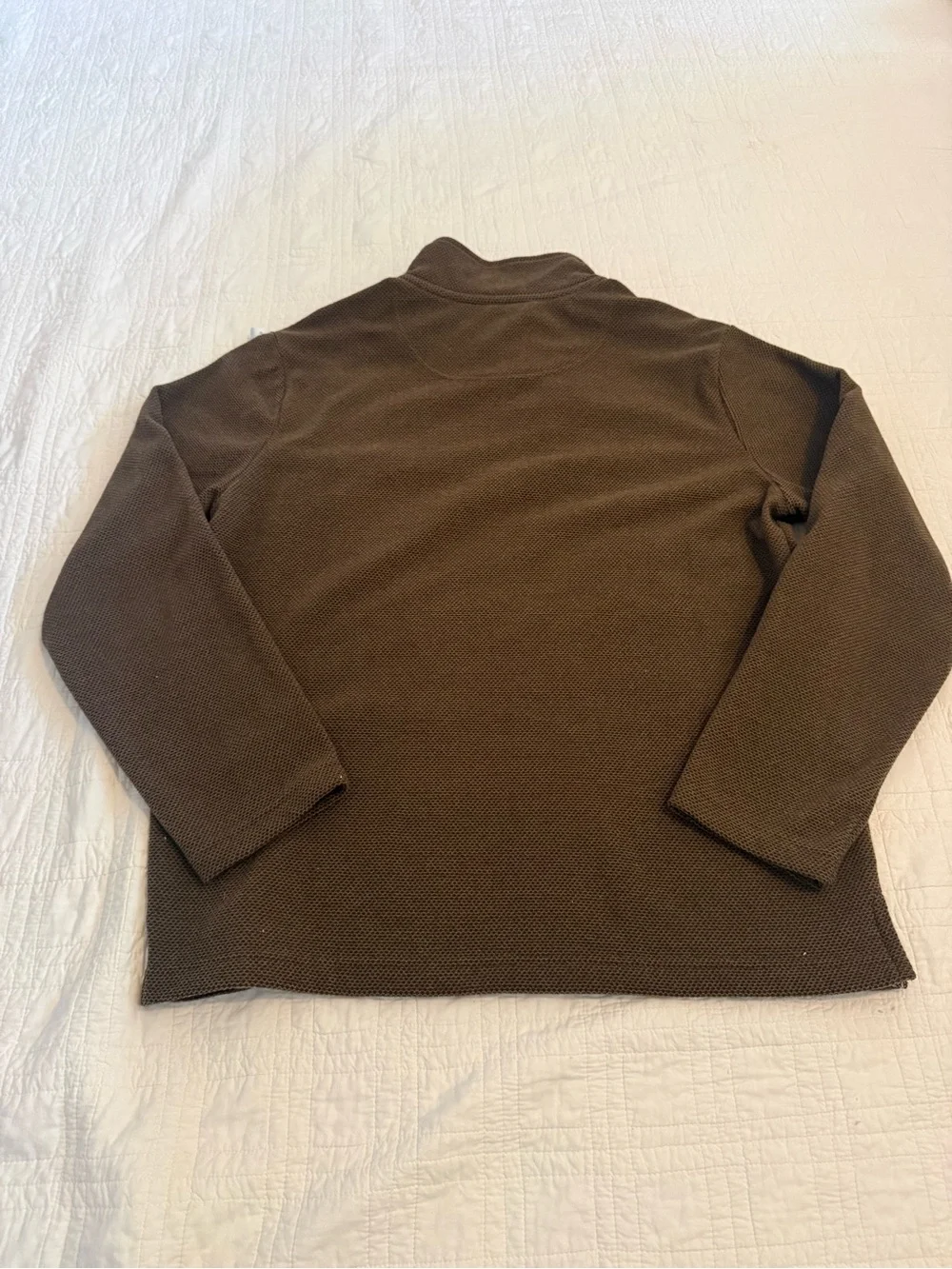 Grove and Hollow Men's Brown Zip-Up Sweater